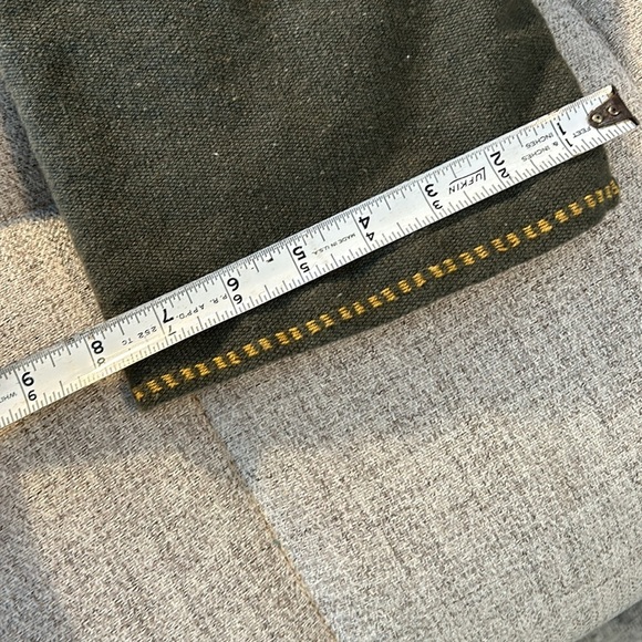 LAKHAY ..BOHO ..COTTON CROPPED ..ZIP UP HOODIE GREEN M/L UNISEX.. - Picture 13 of 13